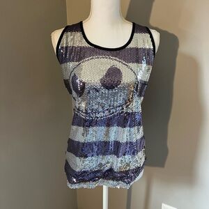 Disney Jack Skellington (Nightmare Before Christmas) SEQUIN tank